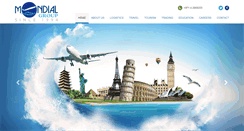 Desktop Screenshot of mondial.ae