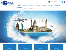 Tablet Screenshot of mondial.ae